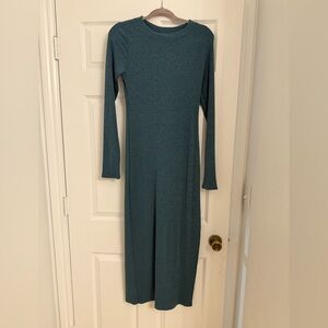VICI Evergreen Ribbed Sweater Dress SzM